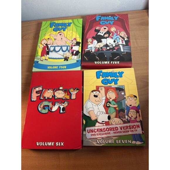 Family Guy DVD Collection Volumes 4,5,6,7 - Picture 1 of 14